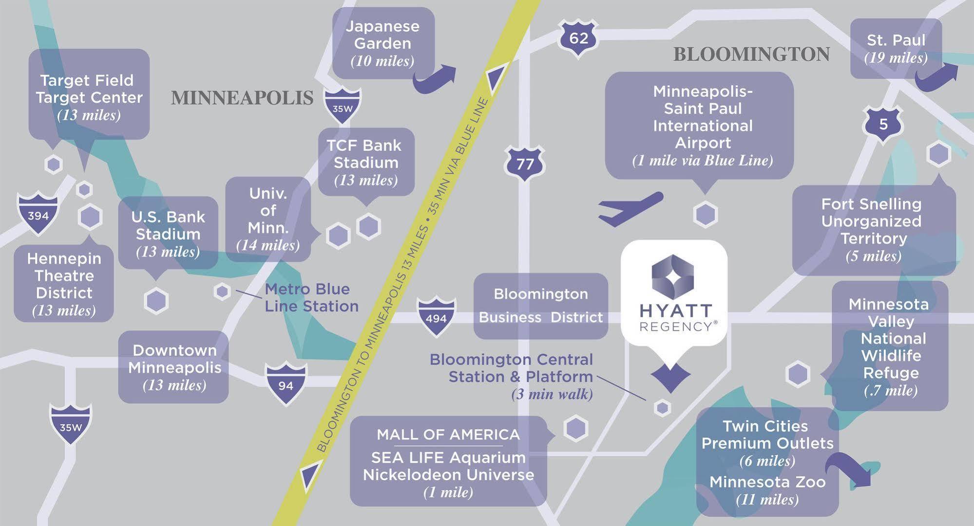 Hyatt Regency Bloomington - Minneapolis Buitenkant foto
